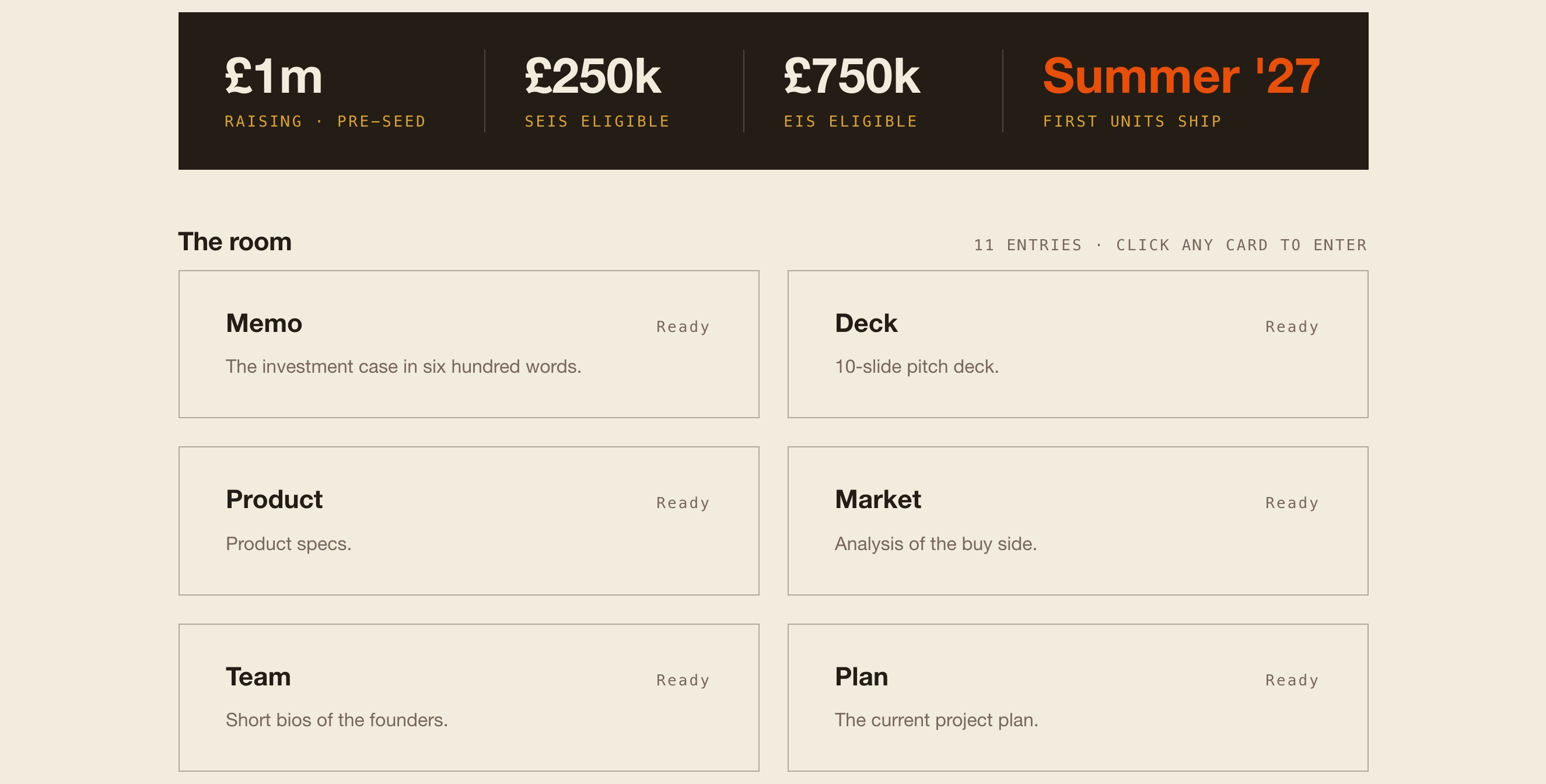 The data room: a live site, not a Dropbox link